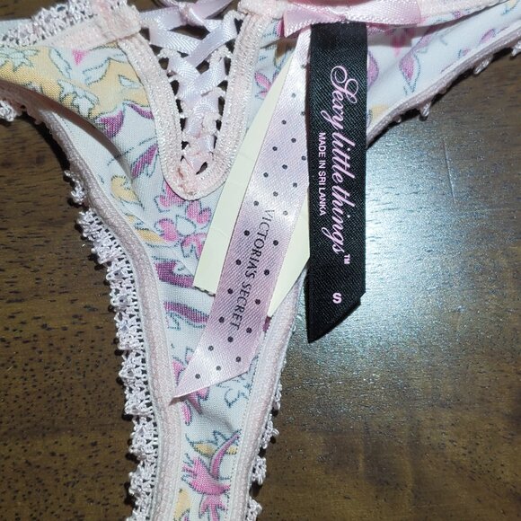 Victoria's Secrets Sexy Little Things Thong Panties. New with Tags Size Small. - Picture 3 of 3